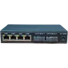Alphaeye AE-4002FMC Media Converter - 4 Ethernet Ports and 2 SC Fiber Ports