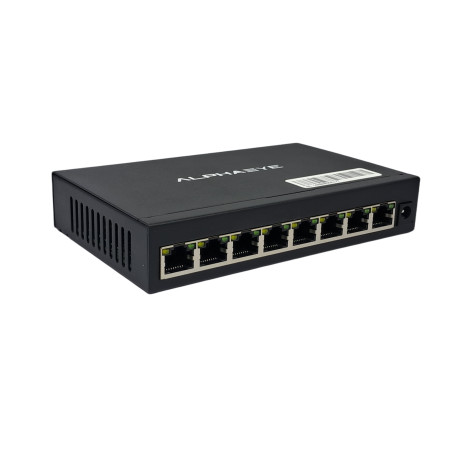 AE1008G AlphaEye 8-Port 10/100/1000 Ethernet Switch | Fast, Reliable Networking