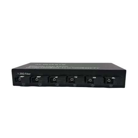 Alphaeye AE-2006FMC Media Converter - 2 Ethernet Ports & 6 SC Fiber Ports