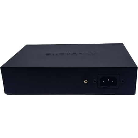 ALPHAEYE AE-42078 4-Port PoE Switch with 2 Uplink Ports, 78W Total Power