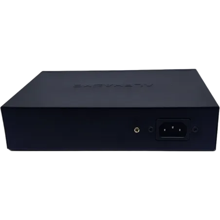 ALPHAEYE AE-81120 8-Port PoE Switch | 10/100 Mbps with Uplink, VLAN, and Lightning Protection